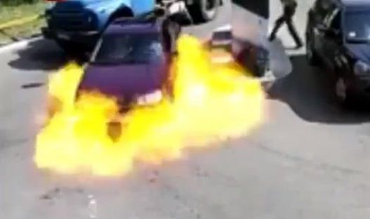 На АЗС под Киевом произошел взрыв