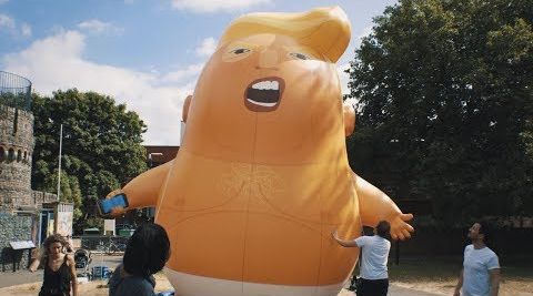 Тысячи полицейских и гигантский надувной младенец "Трамп": как Великобритания готовится к визиту Трампа