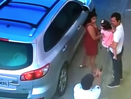 В Бразилии мужчина передал дочь на руки супруге, а через секунду его застрелили