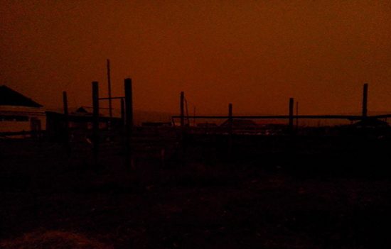 В арктической Сибири на три часа потухло солнце