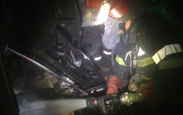 В Харькове горел жилой дом, эвакуировали 85 человек