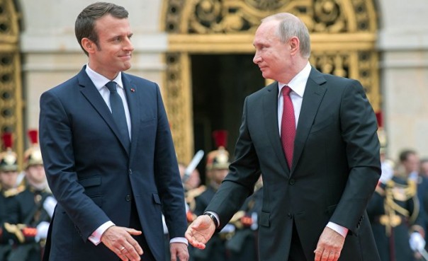 Макрон воспользовался Мундиалем, чтобы ещё раз встретиться с Путиным