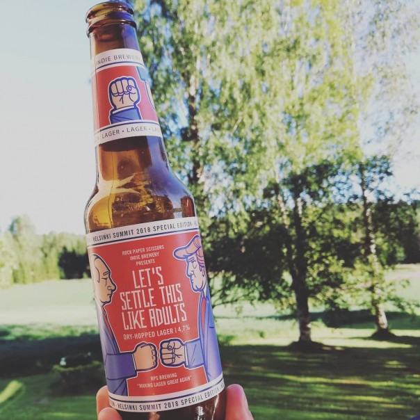 Быстро сработали: Финляндия выпустила пиво в честь встречи Трампа и Путина