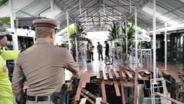 В одном из тайских ресторанов пол провалился вместе с 70 посетителями