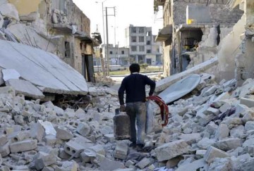 Боевики обстреляли жилой квартал Алеппо