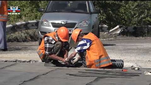 В Дебальцево восстановили мост, разрушенный во время боевых действий