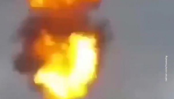 Видео взрыва беспилотника во время выступления Мадуро попало в Сеть