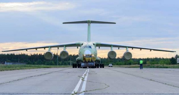 Очередной серийный транспортный самолет Ил-76МД-90А передан под покраску