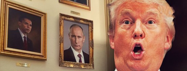 Американская чиновница вывесила портрет Путина вместо портрета Трампа