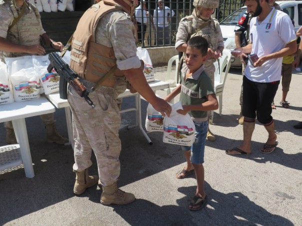 В населенные пункты Эн-Найме и Хшам доставлена гуманитарная помощь