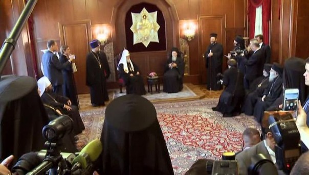 Патриарх Московский и всея Руси Кирилл встретился с патриархом Константинопольским Варфоломеем