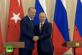 «Решили создать демилитаризованную зону в Идлибе»: Путин об итогах переговоров с Эрдоганом в Сочи