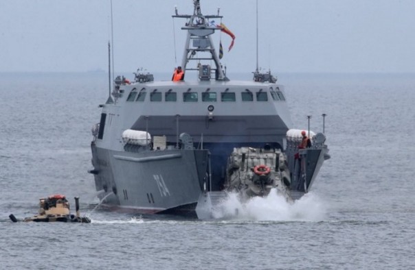 Российские морпехи опередили американцев на Балтике
