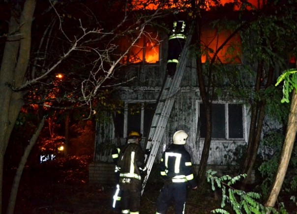 В Одессе горел корпус санатория