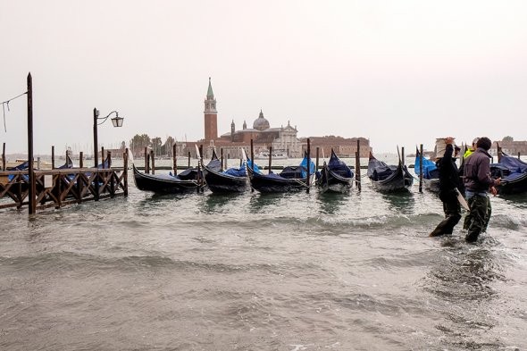 Венеция уходит под воду