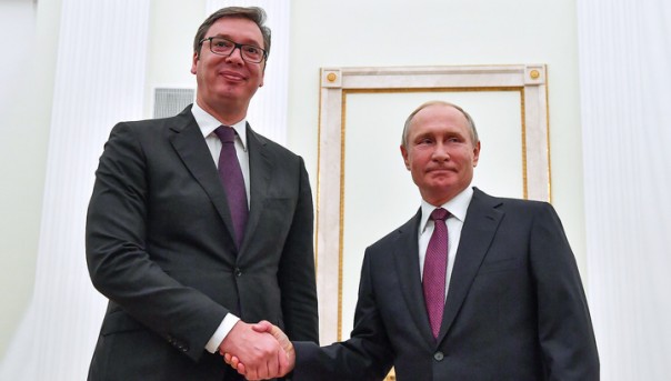 Путин и Вучич обсудили ситуацию на Балканах