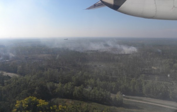 На складах под Ичней до сих пор раздаются взрывы
