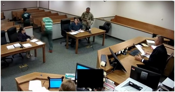 Неожиданно для всех судья погнался за сбежавшими из зала суда преступниками