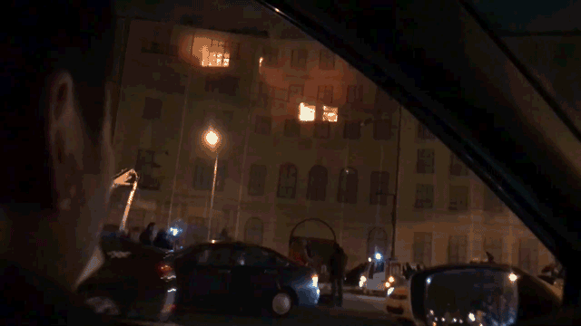 В центре Москвы произошёл крупный пожар