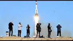 Старт космического корабля "Прогресс МС-10"