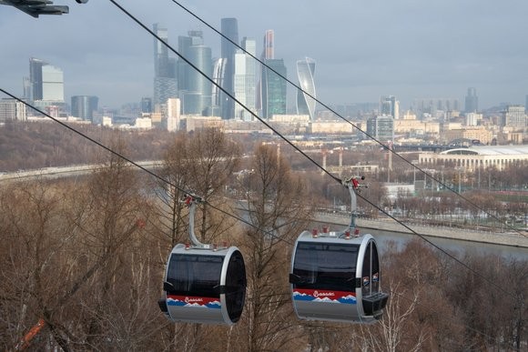 В Москве открылась первая канатная дорога