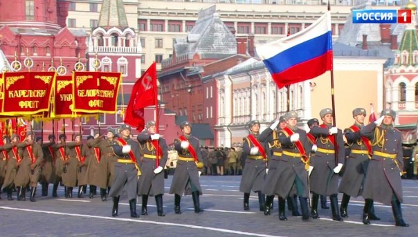 Реконструкция военного парада 1941 года на Красной площади
