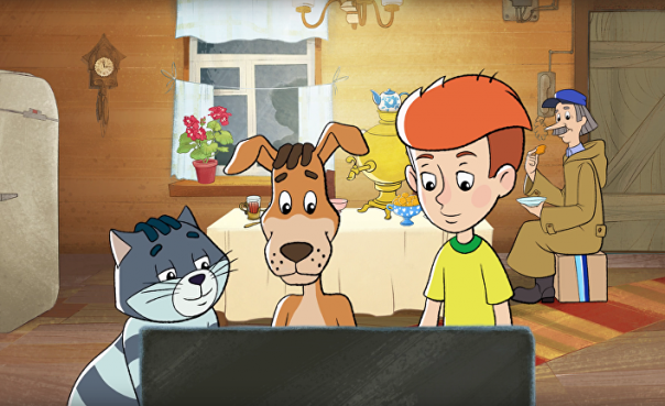 Дядя Федор, пес и кот спешат на помощь. Yle, Финляндия