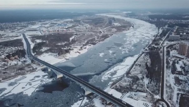 Новый мост через Волгу: движение запущено