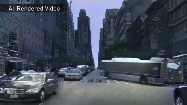 Искусственный интеллект "рисует" город в реальном времени: видео