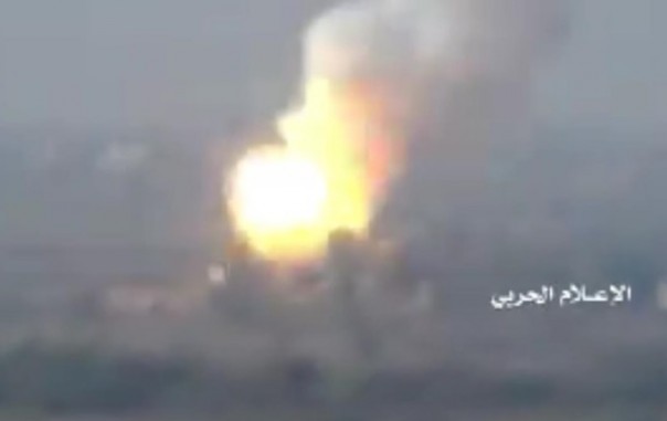 Мощный взрыв американского танка в Йемене попал на видео