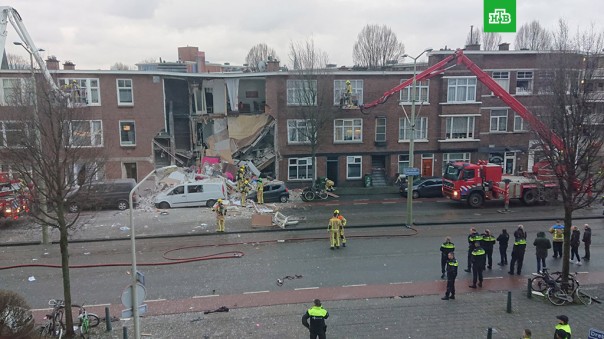 В Гааге произошел взрыв: обрушились три дома