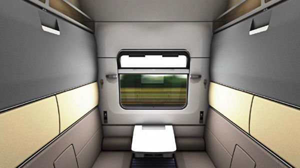 Федеральная пассажирская компания показала новый облик одноэтажных и двухэтажных купейных вагонов