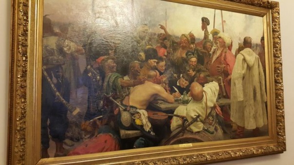 На Украине может быть уничтожена картина «Казаки пишут письмо турецкому султану»