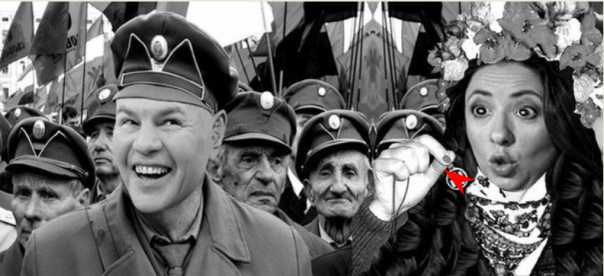 Украина. Полет между двух холмов