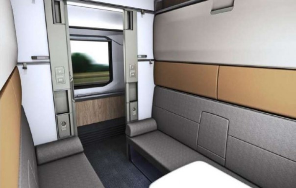 Федеральная пассажирская компания показала новый облик одноэтажных и двухэтажных купейных вагонов