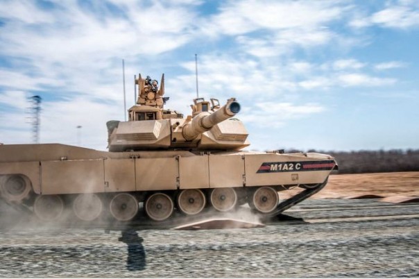 ВС США обнародовали первое фото модернизированного танка Abrams M1A2C