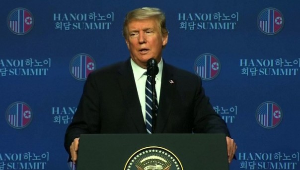 Трамп и Ким остались без обеда: никаких соглашений, никаких испытаний, санкции в силе | Пресс-конференция Дональда Трампа