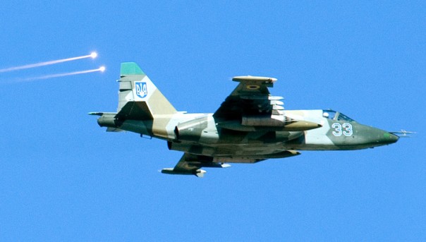 Вооруженные истребители и штурмовики Украины пролетели над Азовским морем