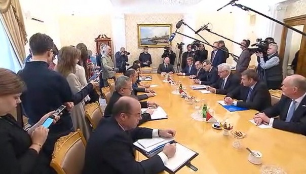 Глава МИД РФ Сергей Лавров встретился с представителями крупного бизнеса США