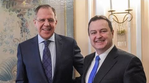 Лавров и глава МИД Сербии проводят пресс-конференцию по итогам российско-сербских переговоров