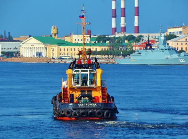 Эклологический буксир для рек построят по заказу Санкт-Петербурга
