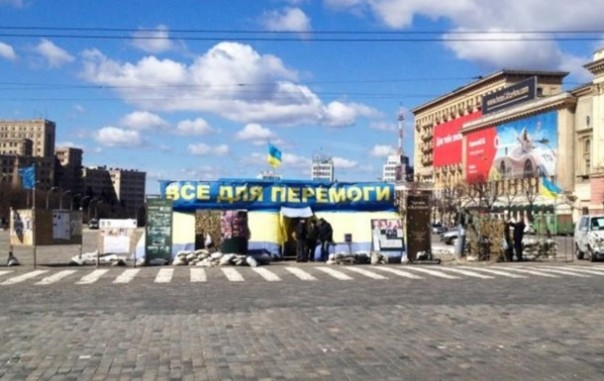 В центре Харькова взорвалась сволонтерская палатка