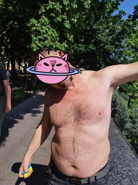 В Одессе задержали полуголого "сотрудника милиции Крыма"