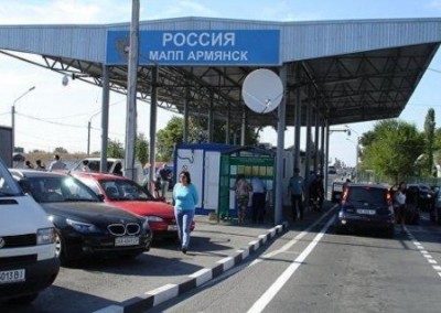 Крымская граница готовится встретить «украинский потоп»