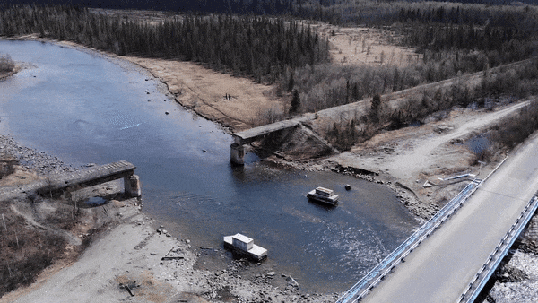 В Мурманской области украли часть моста