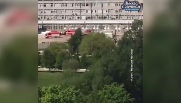 Из РУДН эвакуировали 1500 человек из-за пожара