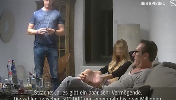 Тайная видеозапись разрушила правящую коалицию Австрии