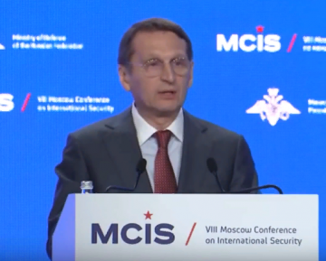 Нарышкин указал Западу направление куда ему двигаться