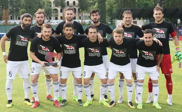 В протестной акции грузинских клубов участвовали футболисты с гражданством РФ