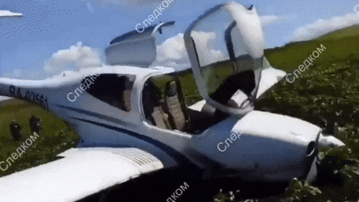 Самолёт с курсантами жёстко сел в Оренбургской области – видео